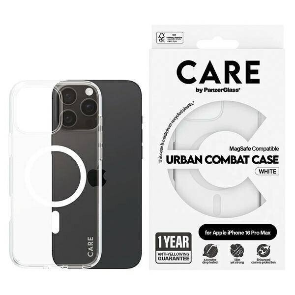 Husa Spate PanzerGlass Hard Care MagSafe pentru iPhone 16 Pro Max Transparent thumb