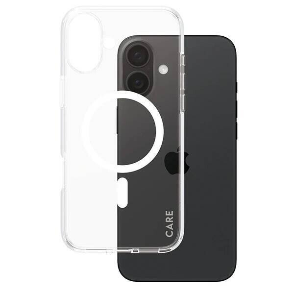 Husa Spate PanzerGlass Hard Care MagSafe pentru iPhone 16 Transparent thumb