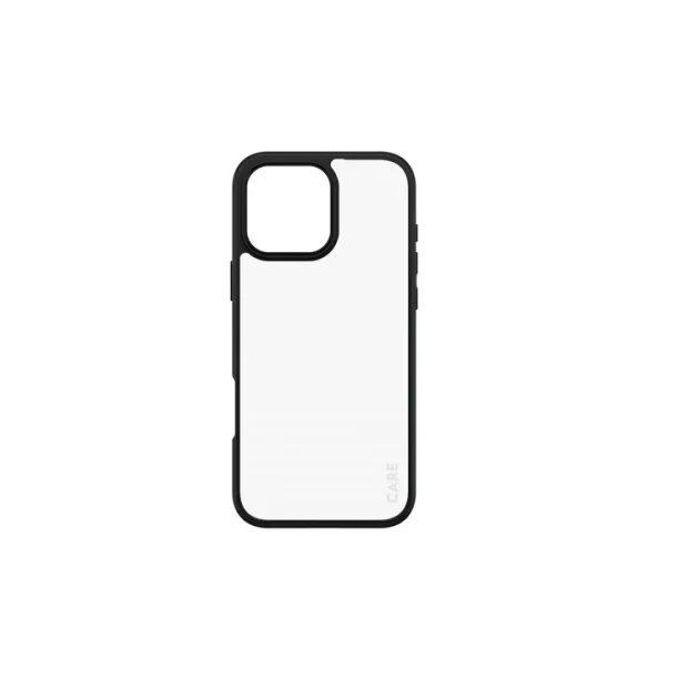 Husa Spate PanzerGlass Hard Care pentru iPhone 16 Pro Max Transparent/Negru