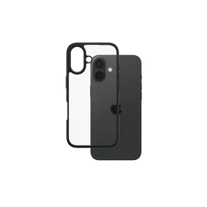 Husa Spate PanzerGlass Hard Care pentru iPhone 16 Transparent/Negru