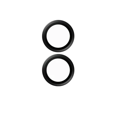 Folie Sticla Camera PanzerGlass Hoops pentru iPhone 16/16 Plus Negru