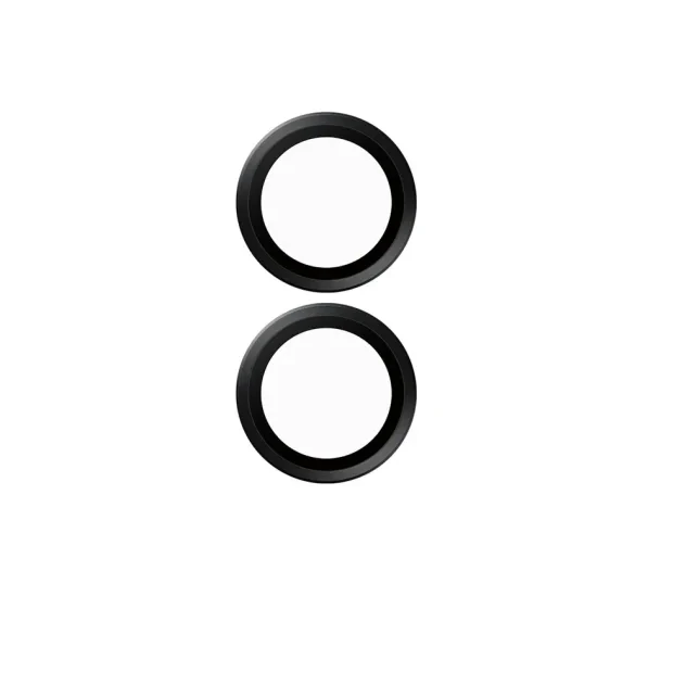 Folie Sticla Camera PanzerGlass Hoops pentru iPhone 16/16 Plus Negru