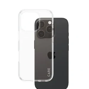 Husa Spate PanzerGlass Hard Care pentru iPhone 16 Pro Transparent