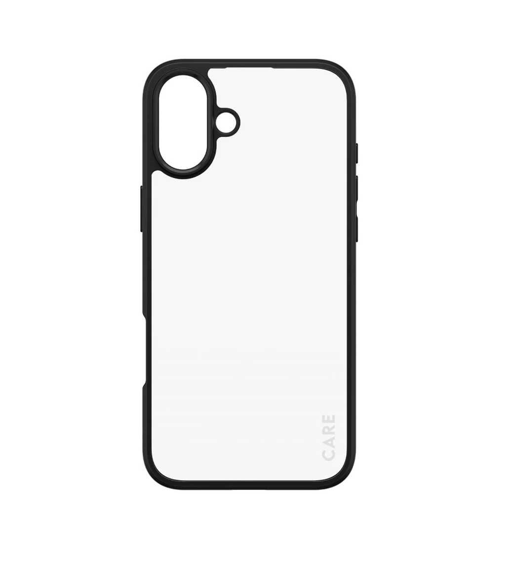 Husa Spate PanzerGlass Hard Care pentru iPhone 16 Plus Transparent/Negru thumb