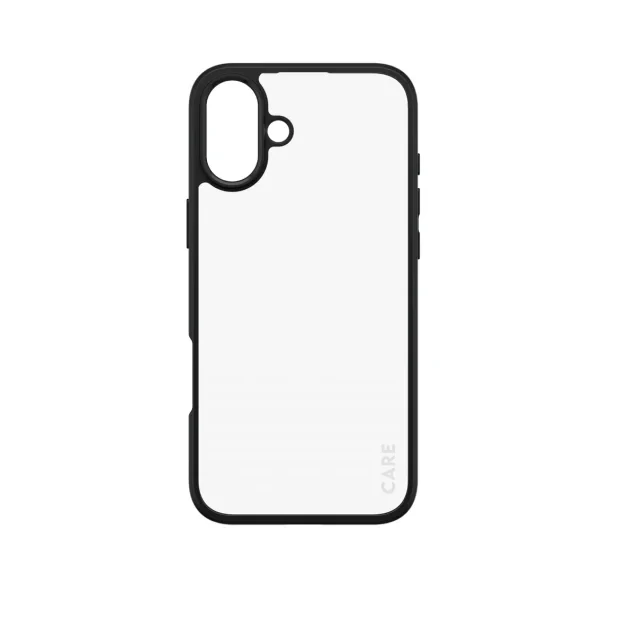 Husa Spate PanzerGlass Hard Care pentru iPhone 16 Plus Transparent/Negru