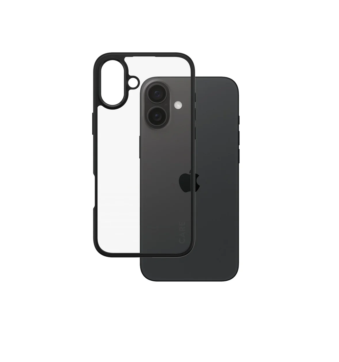 Husa Spate PanzerGlass Hard Care pentru iPhone 16 Plus Transparent/Negru thumb
