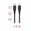 Cablu Date Swissten TPE USB-C/USB-C 5A 100W 1.5m Negru