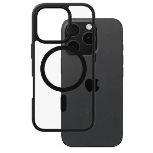 Husa Spate PanzerGlass Hard Care MagSafe pentru iPhone 16 Pro Max Transparent/Negru