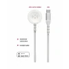 Incarcator Wireless Swissten Braided Apple Watch Metal USB-C Alb