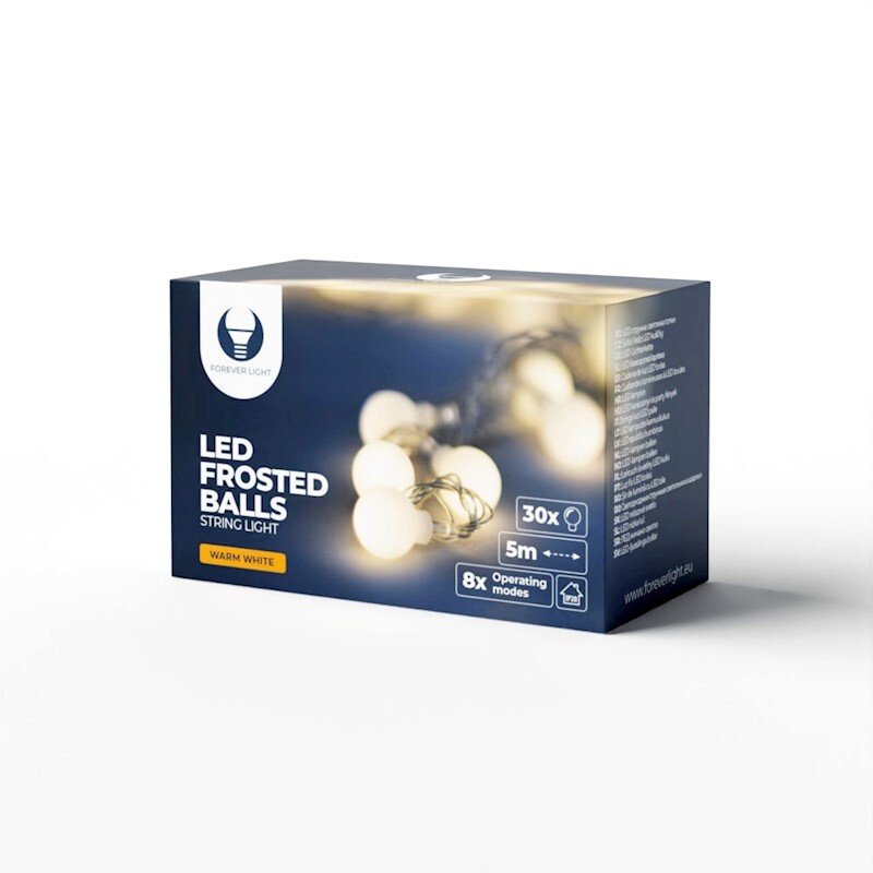 Banda Led Forever 30 Globuri, 5m, 230V FB51, Lumina Calda thumb