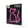 Lampa led Neon Forever cu Usb-A FLNE04 Pisica Roz