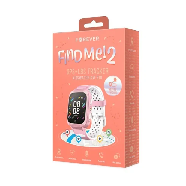 Smartwatch ForeverGPS kids Finde Me KW-210 Roz