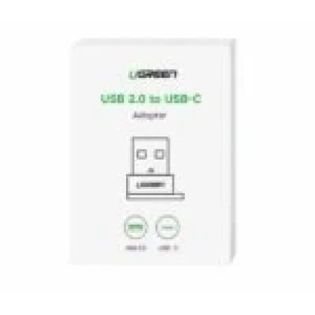 Adaptor Ugreen, "US280", USB(T) to USB Type-C(M), incarcare max 3A, negru "50568"