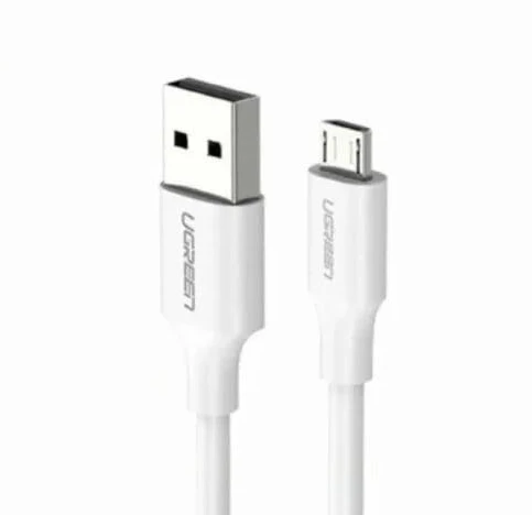 Cablu alimentare si date Ugreen US389 fast charging USB 2.0 (T) la Micro-USB (T) 0.5m alb thumb