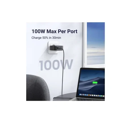 Incarcator Retea Ugreen Nexode CD289 QC 140W GaN 1 x USB 2 x USB Tpe-C Negru