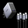 Incarcator Retea Ugreen Nexode CD289 QC 140W GaN 1 x USB 2 x USB Tpe-C Negru