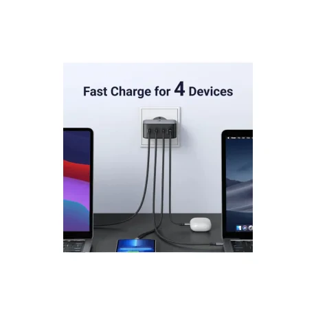 Incarcator Retea Ugreen Nexode CD289 QC 140W GaN 1 x USB 2 x USB Tpe-C Negru