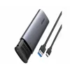 Rack extern Ugreen, &quot;CM400&quot; pt SSD M.2 NGFF SATA, USB Type-C la USB Type-C, 5Gbps, aluminiu, gri &quot;10903&quot;