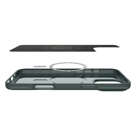 Husa Spigen Thin Fit MagSafe pentru iPhone 16 Pro, Abyss Green