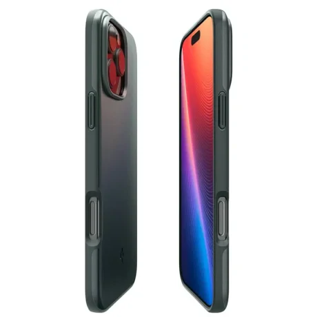 Husa Spigen Thin Fit MagSafe pentru iPhone 16 Pro Max, Abyss Green
