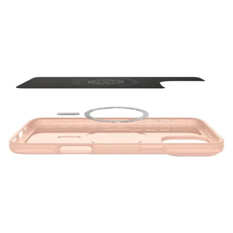 Husa hard Spigen Thin Fit MagSafe pentru iPhone 16 Pro Max, Roz