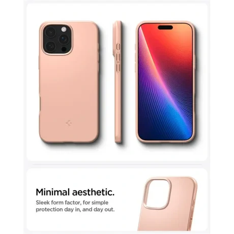 Husa hard Spigen Thin Fit MagSafe pentru iPhone 16 Pro Max, Roz