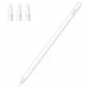 Touch Pen Ugreen, indicator LED, baterie li-ion, incarcare magnetica wireless, compatibil Ipad, alb &quot;15910&quot;