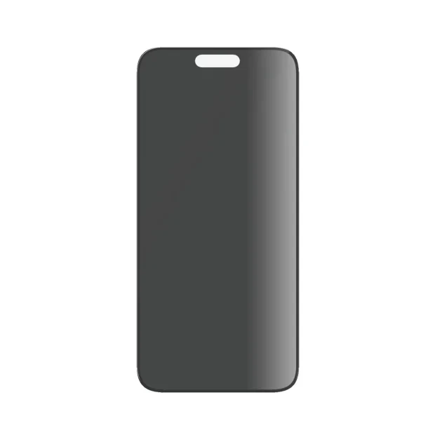 Folie Sticla Privacy PanzerGlass UWF pentru iPhone 15 Plus cu aplicator Negru