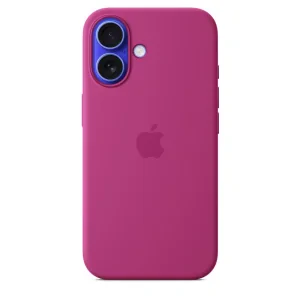 Husa Spate Apple Silicon MagSafe pentru iPhone 16 MYY53ZM/A Roz Magenta