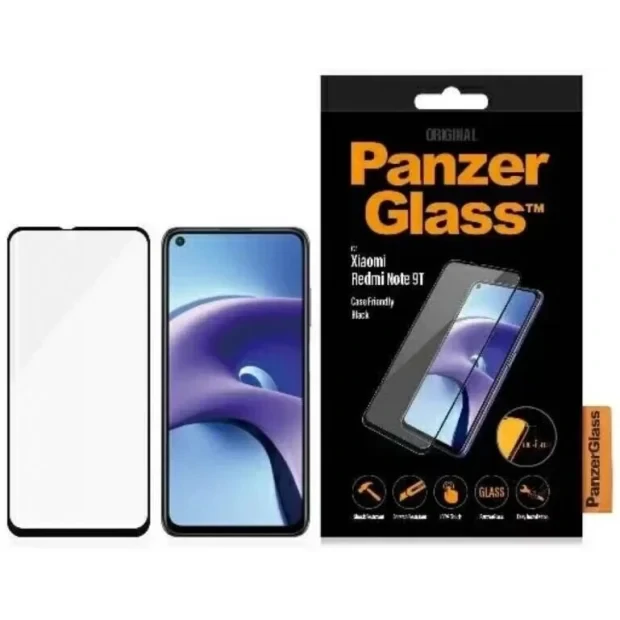 Folie sticla Xiaomi Redmi Note 9T PanzerGlass Transparent