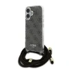 Husa Spate cu Curea Guess IML 4G pentru iPhone 16 Gri