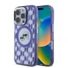 Husa Karl Lagerfeld IML Monogram KandCH Heads MagSafe pentru iPhone 16 Pro, Violet