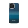 Husa Spate Pitaka Tactile Woven MagEz Aramid pentru iPhone 16 Pro Albastru