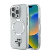 Husa spate Karl Lagerfeld IML Karl &amp; Choupette MagSafe pentru iPhone 16 Pro Max Transparent