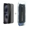 Folie Sticla Nillkin 0,25 mm Guardian 2.5D pentru iPhone 16 Negru (cu aplicator)