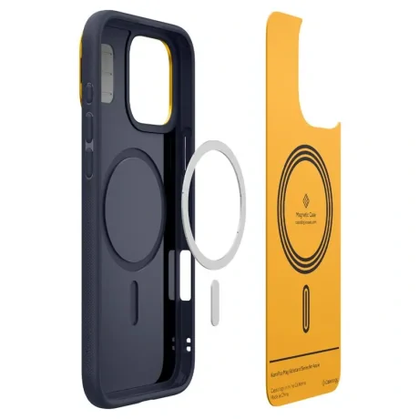 Husa Spigen Caseology Nano Pop MagSafe Kickstand pentru iPhone 16 Pro Max, Bleumarin