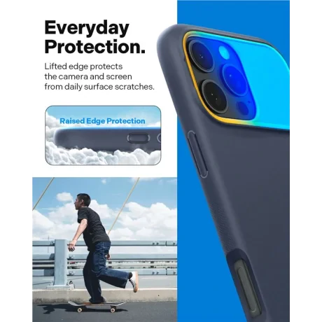 Husa Spigen Caseology Nano Pop MagSafe Kickstand pentru iPhone 16 Pro Max, Bleumarin