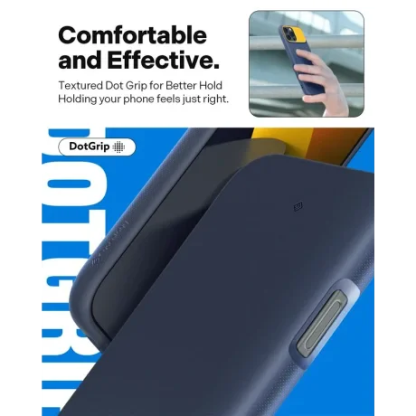 Husa Spigen Caseology Nano Pop MagSafe Kickstand pentru iPhone 16 Pro Max, Bleumarin