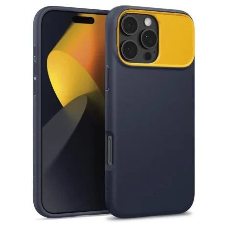 Husa Spigen Caseology Nano Pop MagSafe Kickstand pentru iPhone 16 Pro Max, Bleumarin
