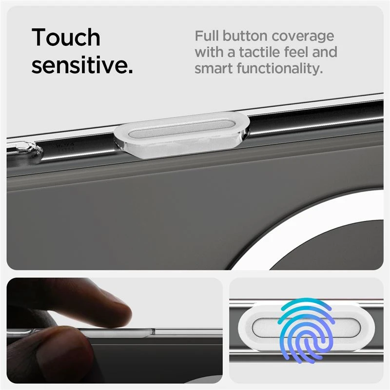 Husa hard Spigen Ultra Hybrid T MagSafe pentru iPhone 16 Pro Max, Alb thumb
