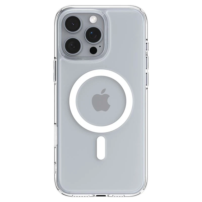 Husa hard Spigen Ultra Hybrid T MagSafe pentru iPhone 16 Pro Max, Alb thumb