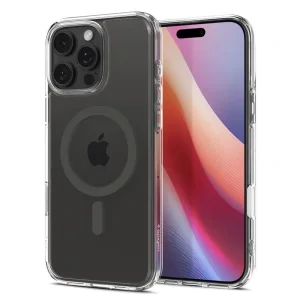 Husa hard Spigen Ultra Hybrid T MagSafe pentru iPhone 16 Pro, Grafit