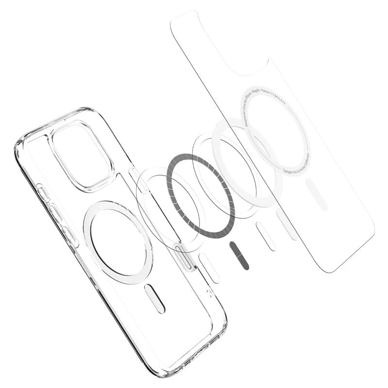 Husa hard Spigen Ultra Hybrid T MagSafe pentru iPhone 16 Pro, Grafit thumb