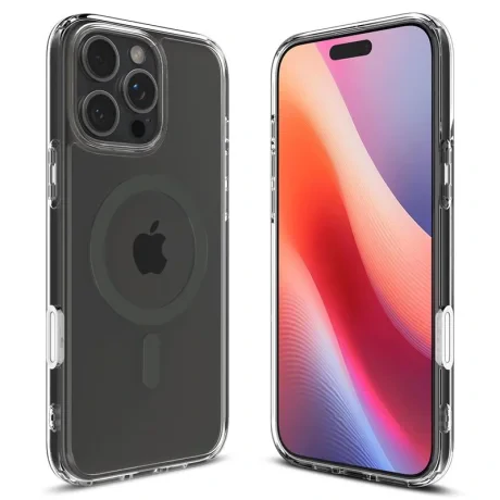 Husa hard Spigen Ultra Hybrid T MagSafe pentru iPhone 16 Pro Max, Grafit