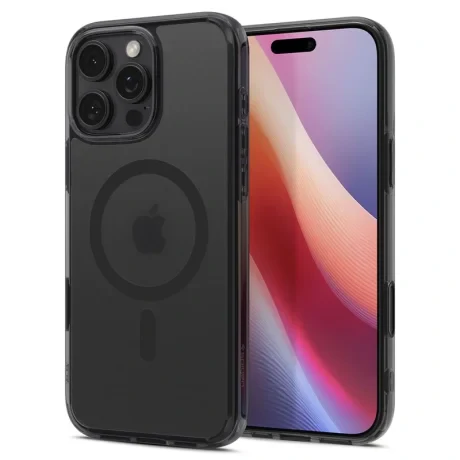 Husa hard Spigen Ultra Hybrid T MagSafe pentru iPhone 16 Pro Max, Negru