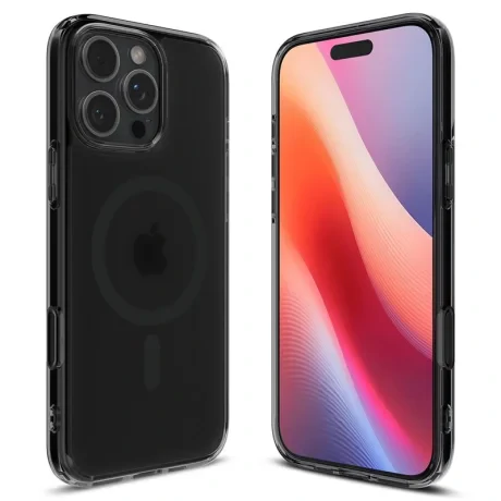 Husa hard Spigen Ultra Hybrid T MagSafe pentru iPhone 16 Pro Max, Negru