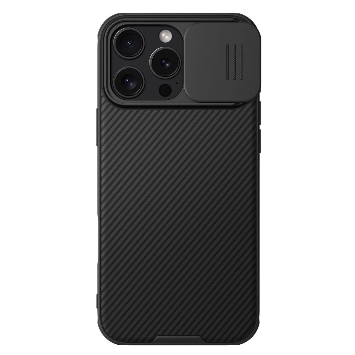 Husa  magnetica Nillkin CamShield PRO pentru Apple iPhone 16 Pro Max, neagra thumb