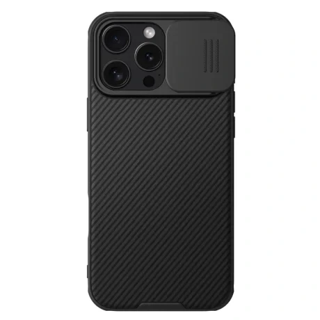 Husa  magnetica Nillkin CamShield PRO pentru Apple iPhone 16 Pro Max, neagra