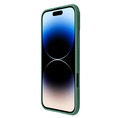 Husa  magnetica Nillkin CamShield PRO pentru Apple iPhone 16 Pro Max Verde inchis