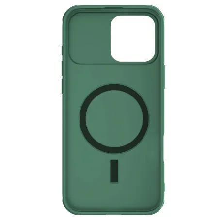 Husa  magnetica Nillkin CamShield PRO pentru Apple iPhone 16 Pro Max Verde inchis